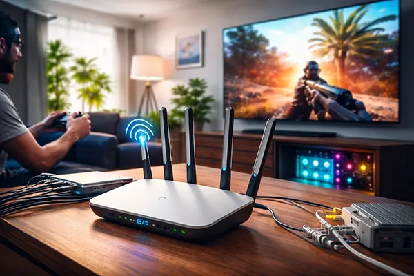 Network latency test