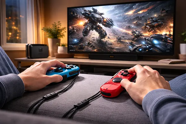 Handheld gaming input