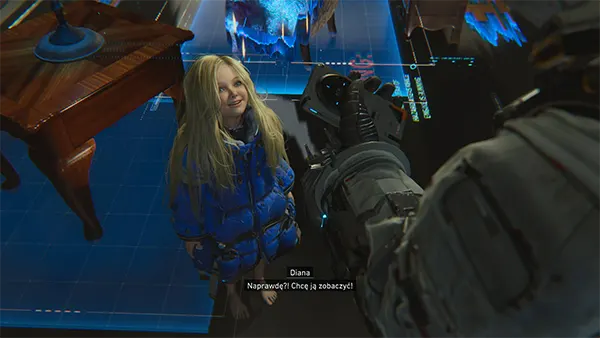 Hugh firing weapon